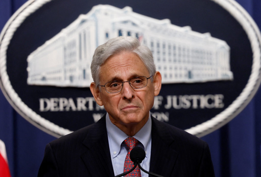 FEB 12,2024, 8:53AM THUS SAID THE LORD, MERRICK GARLAND HAS CANCER!THE LORD! THUS SAITH THE LORD GOD ALMIGHTY! “I will send my fear before thee, and will destroy all the people to whom thou shalt come, and I will make all thine enemies turn their backs unto thee”! THUS SAITH THE LORD GOD ALMIGHTY! “It were better for him that a millstone were hanged about his neck, and he cast into the sea, than that he should offend one of these little ones”!