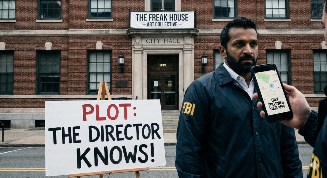 3/23/26 3:36 AM FBI DIRECTOR! PLOT! THEY FOLLOWED YOUR APP! CITY HALL! A FREAK HOUSE!